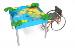 Koto 1 universal sand og vann bord L126 x B122 x H95 cm