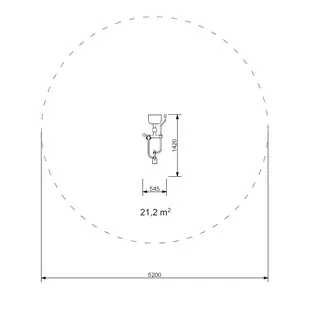 Gravemaskin L142 x B55 cm