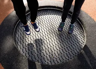 Rado trampoline EPDM kant