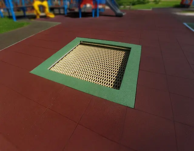 Pako trampoline EPDM kant L125 x B125 cm 