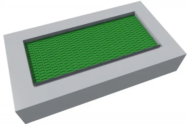 Orta trampoline for helstøpt dekke L125 x B225 cm 