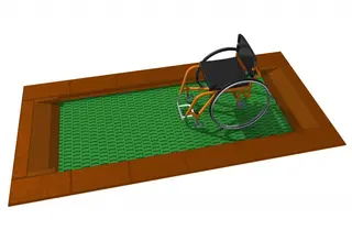 Orta trampoline universell EPDM kant