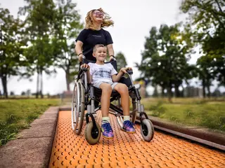 Orta trampoline EPDM kant