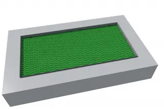 Orta trampoline for helstøpt dekke