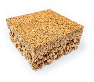 Helstøpt fallunderlag kork 40 mm Fallhøyde 145 cm