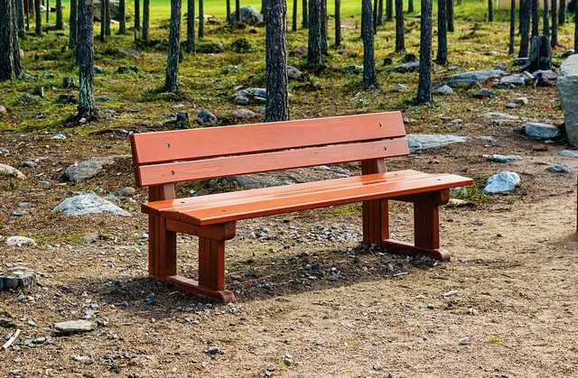 Park Weekend bench Mørk brun 