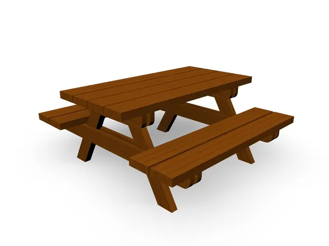 Bord/benk for barn Mørk brun 