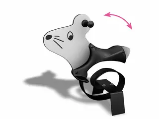 Finno Vippe mus L76 x B59 x H81 cm