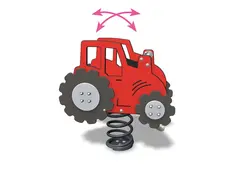 Vippe traktor L76 x B43 x H79,5 cm