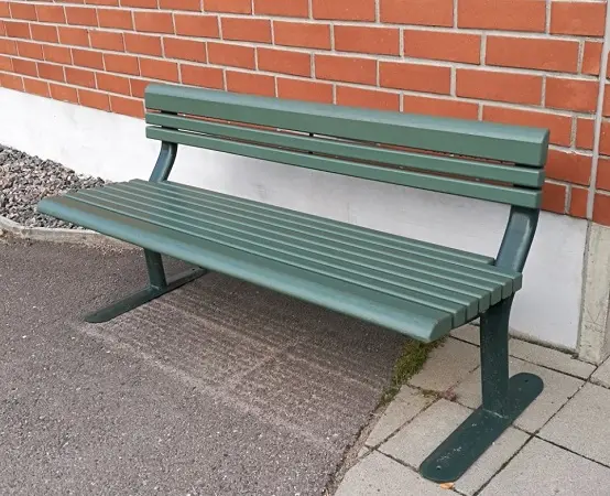 Park Place benk med rygg L160 x B63 x H76 cm 