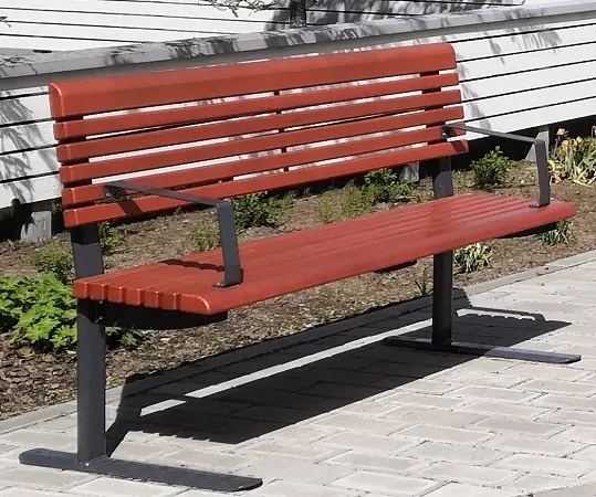 Park Place senior benk med rygg L160 x B75 x H100 cm 