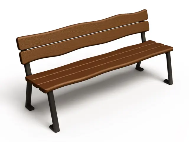 Park benk Flora med rygg L180 x B62 x H82 cm 