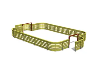 Ballbinge Mini Arc L583 x B1047 x H125 cm