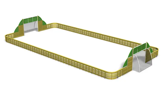 Ballbinge Ace Arena 13 x 26 meter L2836 x B1355 x H300 cm 