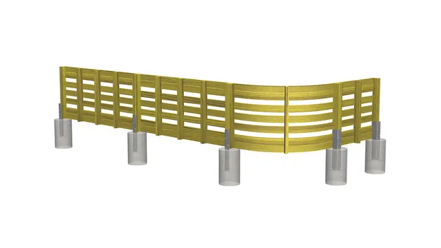 Ballbinge Ace Arena 13 x 26 meter L2836 x B1355 x H300 cm 