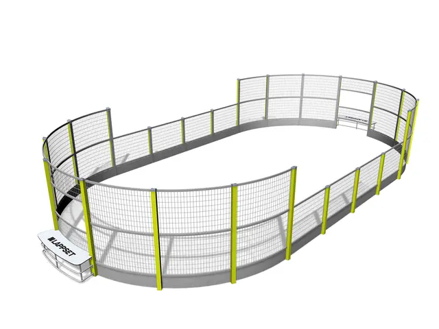 Ballbinge Panna bane L1232 x B619 x H205 cm 