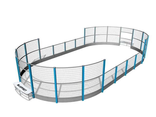 Ballbinge Panna bane L1232 x B619 x H205 cm 