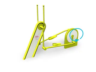 Cross trainer L257 x B67 x H191 cm