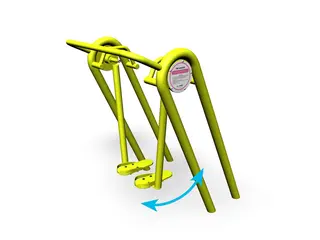 Air walker L124 x B107 x H153 cm