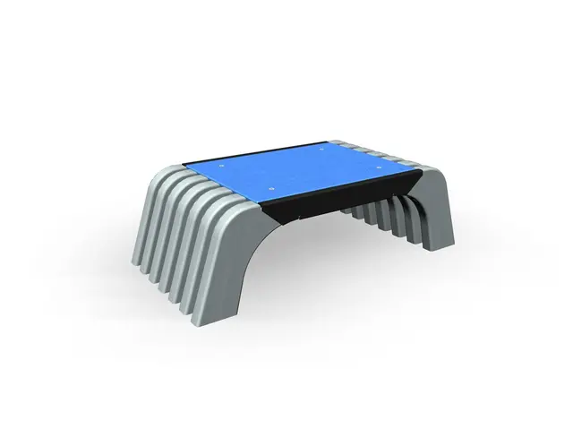 Box S mørk brun/limegrønn L99 x B49 x H30 cm 