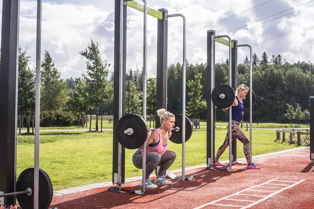 Barbell S mørk brun/lime L160 x B54 x H264 cm 