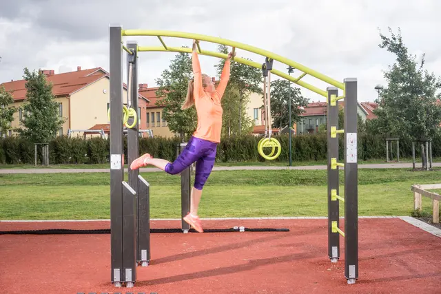 Monkey Bars Mørk brun/Limegrønn 