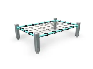 Leopard Crawl L232 x B155 x H71 cm