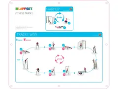 Fitness bane L L2320 x B1580 x H299 cm