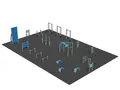 Fitness Park M L2100 x B1390 x H412 cm