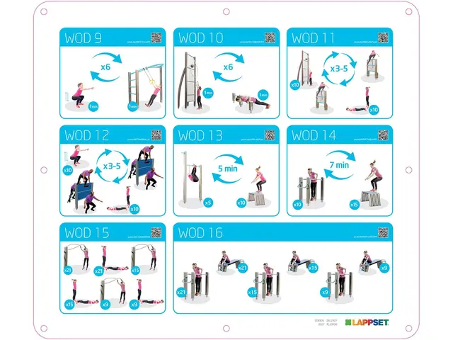 Fitness Park M uten fri vekter L2000 x B1050 x H411 cm 