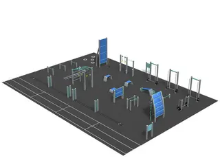 Fitness Park L L2200 x B1570 x H412 cm