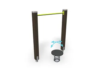 Senior sport balance spring L130 x B62 x H166 cm