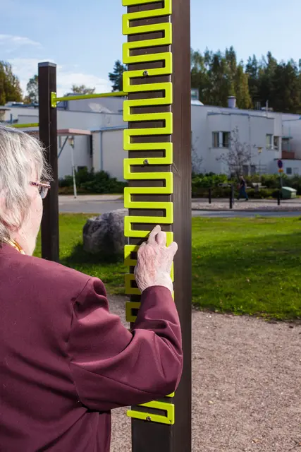 Senior sport finger stairs brun/rosa L13 x B13 x H213 cm 