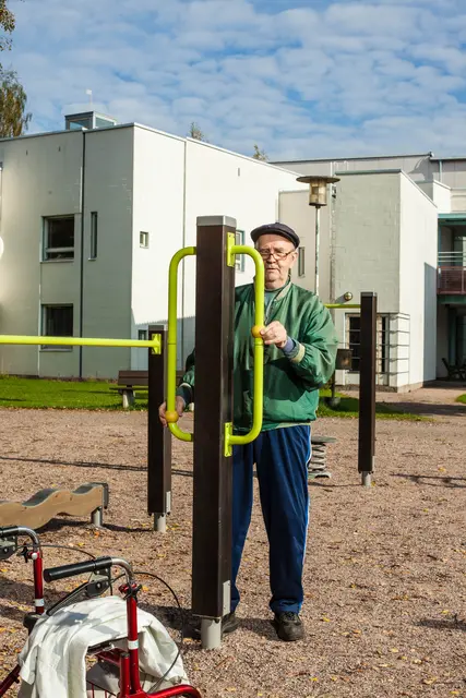 Senior sport  wrist workout m. brun/lime L42 x B13 x H166 cm 