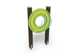 Senior sport shoulder wheel L91 x B22 x H166 cm