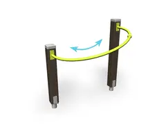 Senior sport shoulder arches left L124 x B77 x H131 cm