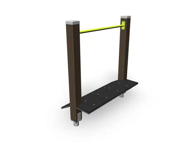 Senior sport step and calf m. brun/lime L130 x B57 x H149 cm 