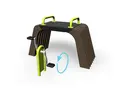 Bench workout with pedals brun/gr&#229; L118 x B99 x H73 cm