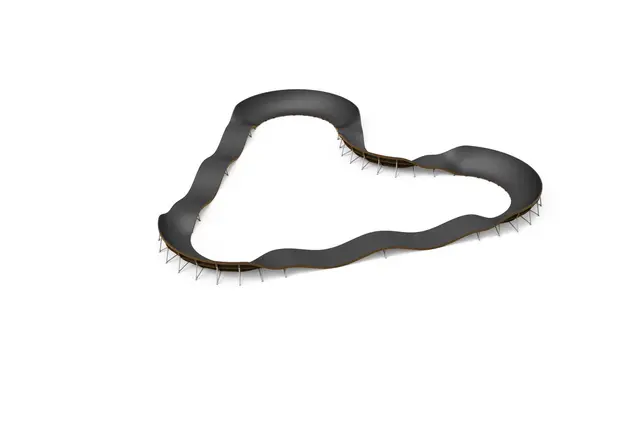 Pumptrack M L1630 x B1490 x H98 cm 