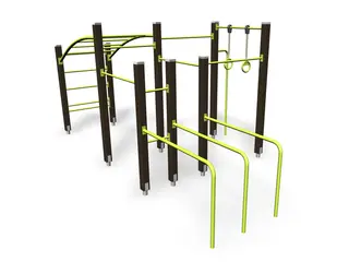 Street Workout L L560 x B307 x 264 cm