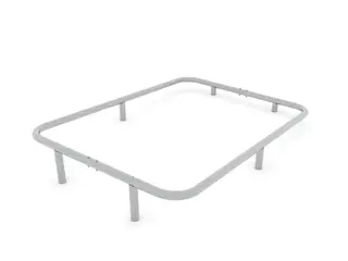 Dash Parkour rail square L228 x B159 x H39 cm