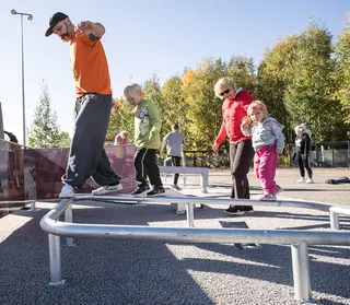 Dash Parkour rail square L228 x B159 x H39 cm