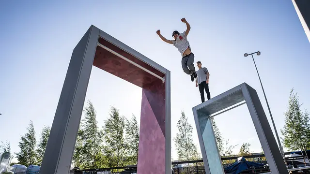 Dash Parkour base L L208 x B88 x H245 cm 