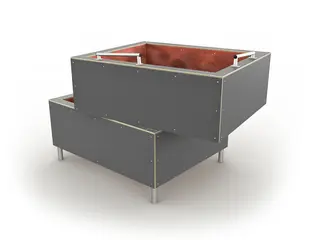 Dash Parkour base pile L292 x B207 x H191 cm