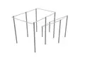 Dash Parkour cage S L377 x B285 x H241 cm