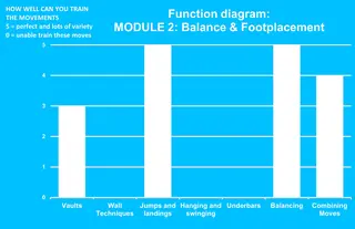 Dash Parkour M2 balance &amp; foot L589 x B591 x H65 cm
