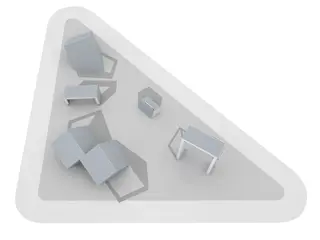 Dash Parkour M7 tic tac &amp; cat leap L818 x B905 x H245 cm