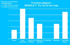 Dash Parkour M7 tic tac &amp; cat leap L818 x B905 x H245 cm