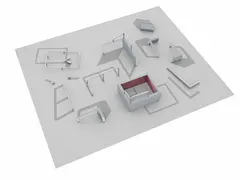 Dsh Parkour Spot S4 L693 x B899 x H158 cm