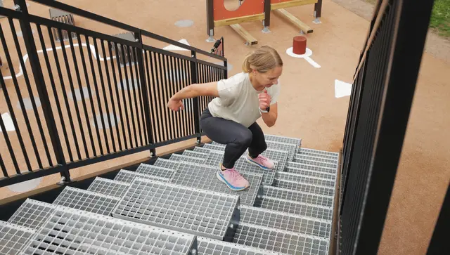 Fitness stairs Y-model høyre Ember 